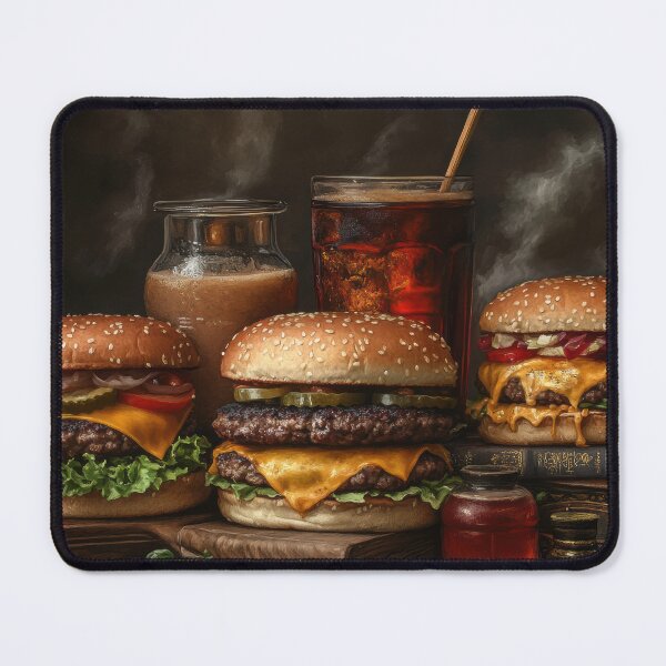 Item preview, Cheeseburger Feast with Fries, Soda, and Condiments designed and sold by Shannon Hilson.