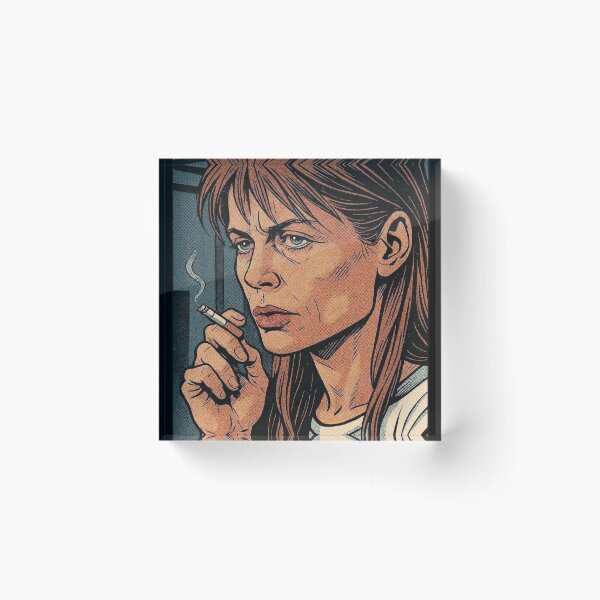 Item preview, Sarah Connor Whatching you Use AI designed and sold by 2ndhandreaders.