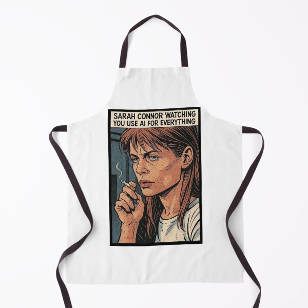 Item preview, Sarah Connor Whatching you Use AI designed and sold by 2ndhandreaders.