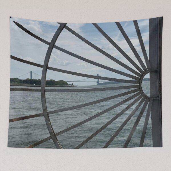 Item preview, Majestic Verrazzano Bridge & the Pier designed and sold by PatriciaGeremia.