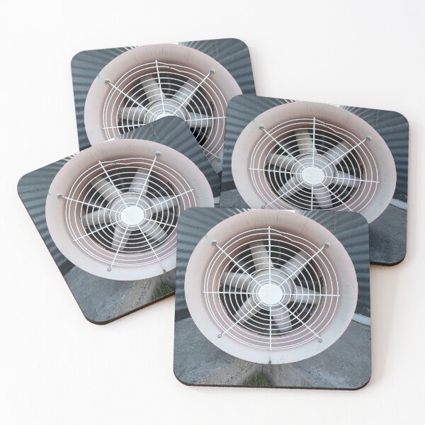 Item preview, Close shot of fan between grain bins designed and sold by lisavonbiela.
