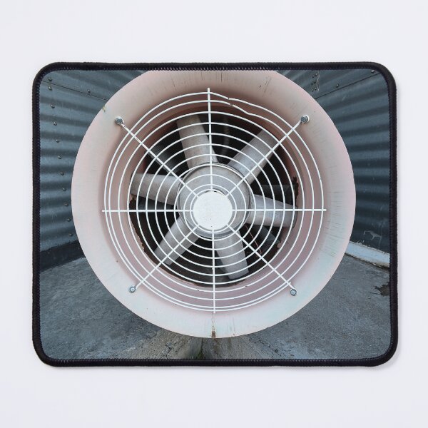 Item preview, Close shot of fan between grain bins designed and sold by lisavonbiela.