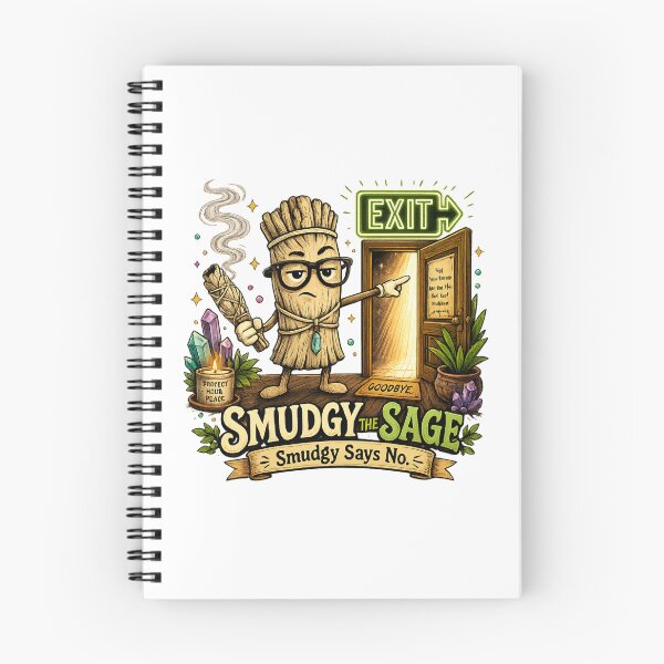 Item preview, Smudgy Says No – Protect Your Peace Funny Spiritual Boundary Humor designed and sold by 11-Designs.