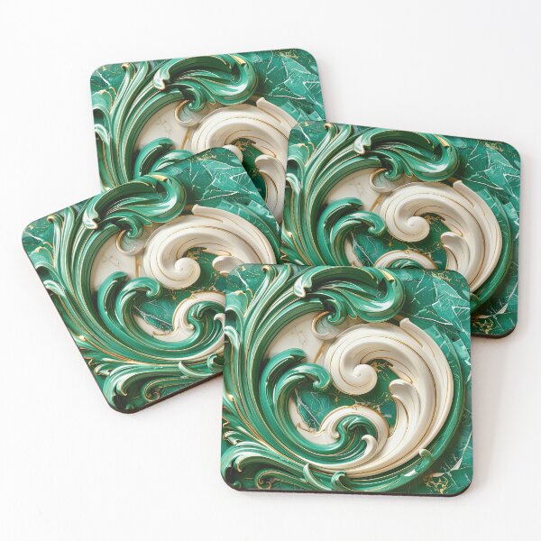Item preview, Sculptural Jade with Gold Enamel designed and sold by Vicky Brago-Mitchell®.