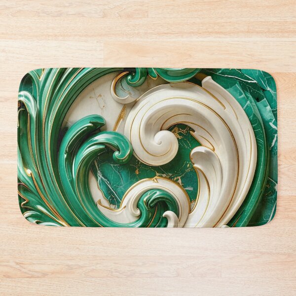 Item preview, Sculptural Jade with Gold Enamel designed and sold by Vicky Brago-Mitchell®.