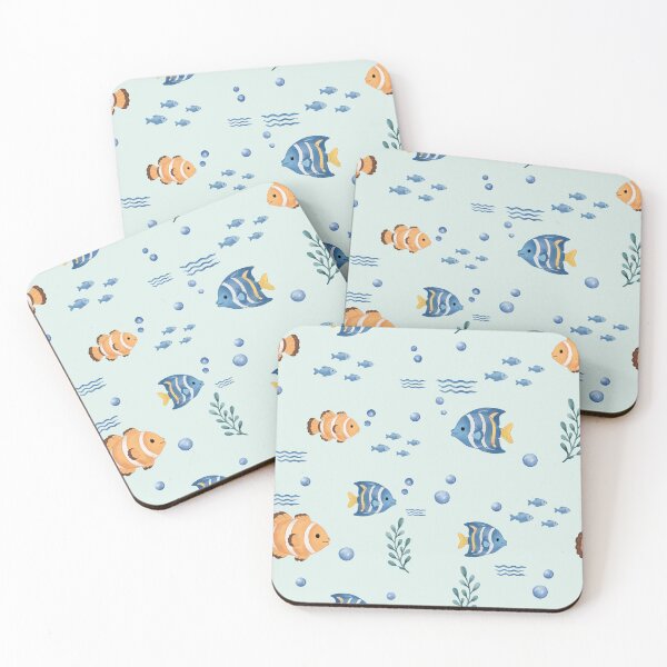 Item preview, Tropical Fish Underwater Pattern designed and sold by SheHood.