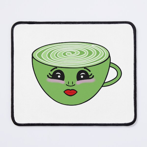 Item preview, Cute Matcha Latte designed and sold by Sartoris Art.