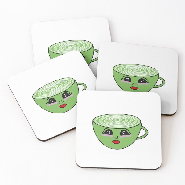 Item preview, Cute Matcha Latte designed and sold by Sartoris Art.
