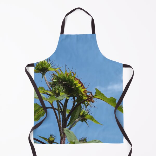 Artikelvorschau, Sonnenblume aus der Froschperspektive vor blauem Himmel entworfen und verkauft von lisavonbiela.