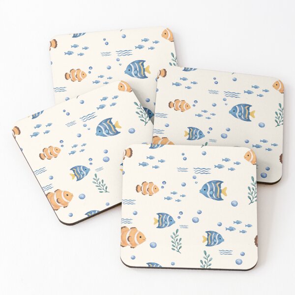 Item preview, Tropical Fish Underwater Pattern designed and sold by SheHood.