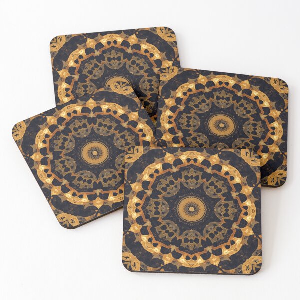 Item preview, Golden Sacred Geometry Mandala Abstract Art designed and sold by Lespribos .