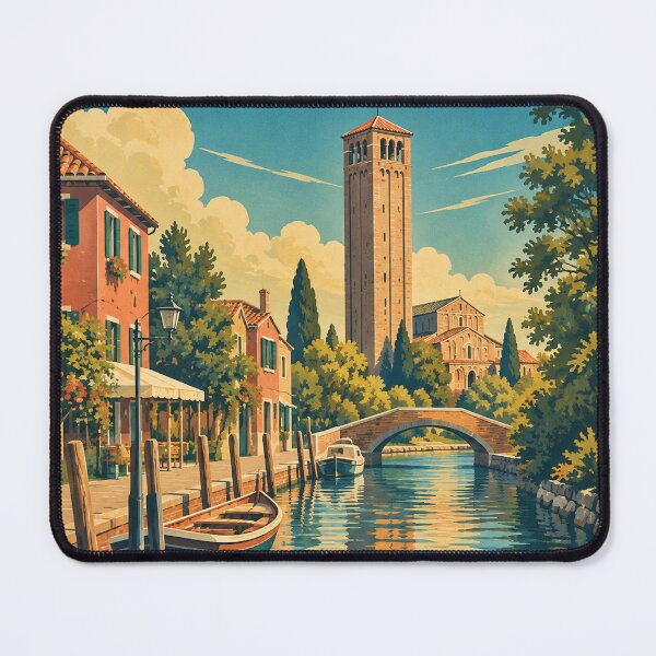 Item preview, TORCELLO VENICE VINTAGE RETRO ARTWORK designed and sold by Andiamo-Amigos.