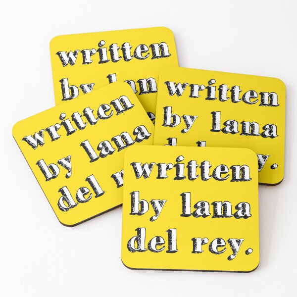 Item preview, written by lana del rey. sign music queen yellow designed and sold by Doctor Schtrudel.