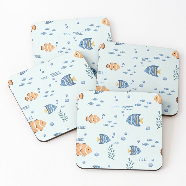 Item preview, Tropical Fish Underwater Pattern designed and sold by SheHood.