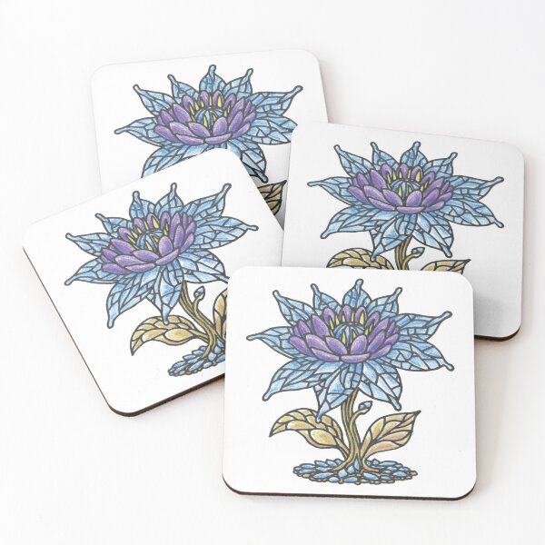 Item preview, Love Flowers 2 - Purple and Blue designed and sold by key-creations.