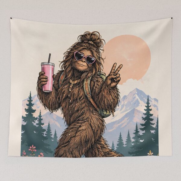 Item preview, Pretty in Pink Squatch designed and sold by SimplyJamee.