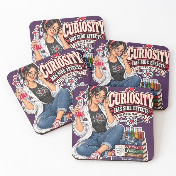 Item preview, Curiosity: Has Side Effects – Results May Vary designed and sold by BB Design Garage.