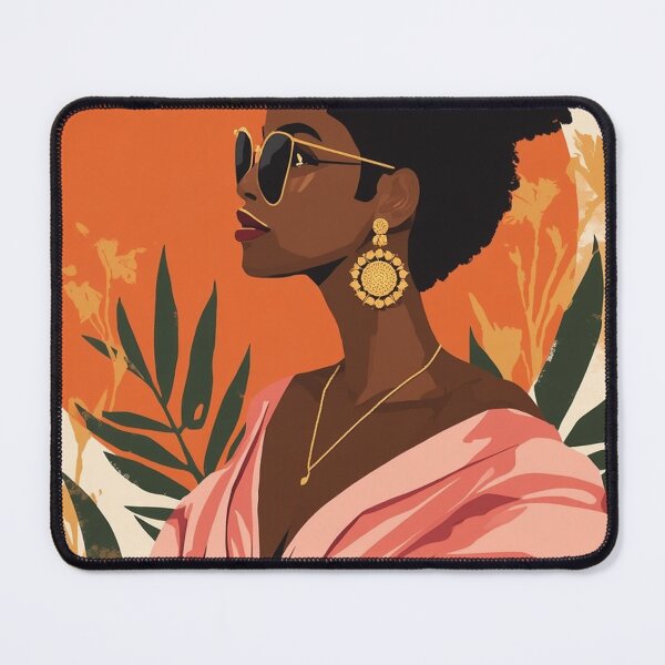 Item preview, Sunset Silhouette Wall Art Printable | Boho African-Inspired Portrait Digital Download designed and sold by Debbydesign.
