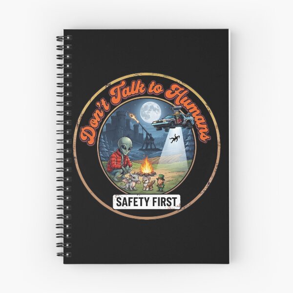 Item preview, Medieval Castle Alien Abduction Mythical Creatures Retro Comic designed and sold by AeroCodeDesigns.
