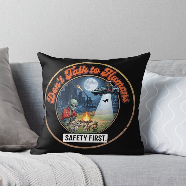 Item preview, Medieval Castle Alien Abduction Mythical Creatures Retro Comic designed and sold by AeroCodeDesigns.