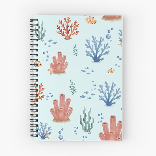 Item preview, Watercolor Coral Reef Ocean Pattern designed and sold by SheHood.