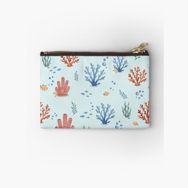 Item preview, Watercolor Coral Reef Ocean Pattern designed and sold by SheHood.