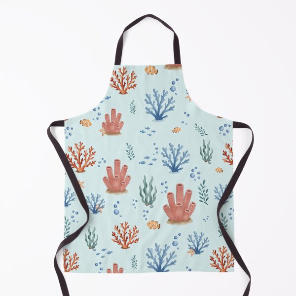 Item preview, Watercolor Coral Reef Ocean Pattern designed and sold by SheHood.