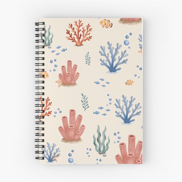 Item preview, Watercolor Coral Reef Ocean Pattern designed and sold by SheHood.