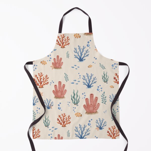 Item preview, Watercolor Coral Reef Ocean Pattern designed and sold by SheHood.