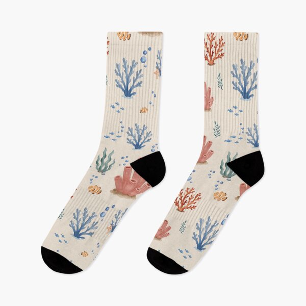 Item preview, Watercolor Coral Reef Ocean Pattern designed and sold by SheHood.