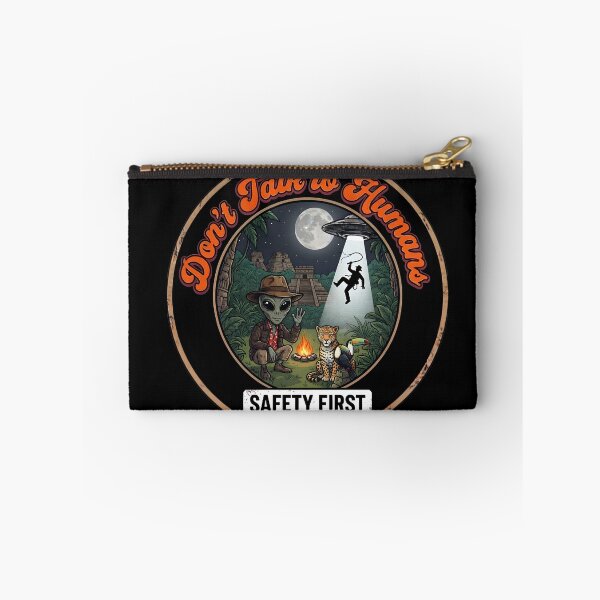 Item preview, Jungle Archeologist Alien Abduction Retro Sci-Fi Comic designed and sold by AeroCodeDesigns.