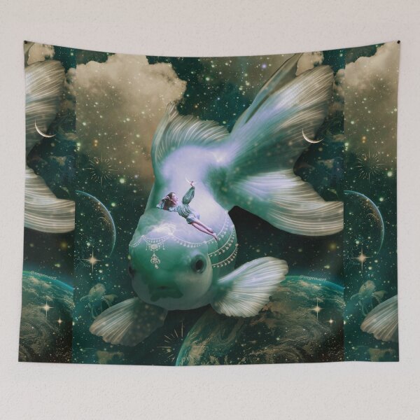 Item preview, Dream wanderer. Teal designed and sold by mgro-art.