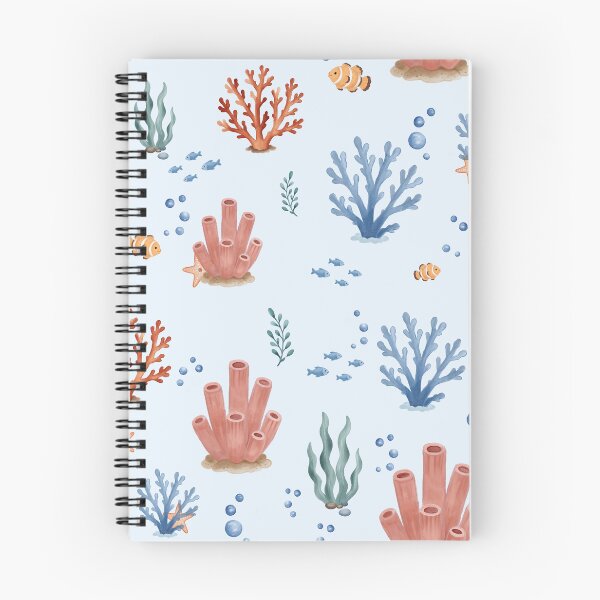 Item preview, Watercolor Coral Reef Ocean Pattern designed and sold by SheHood.