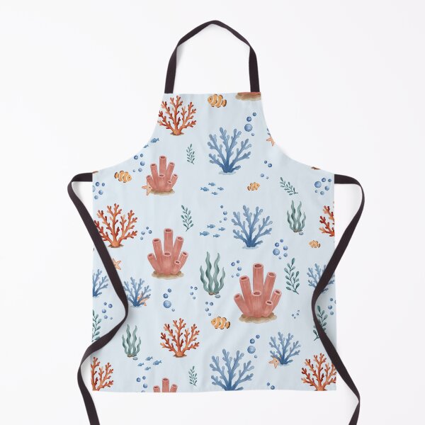 Item preview, Watercolor Coral Reef Ocean Pattern designed and sold by SheHood.