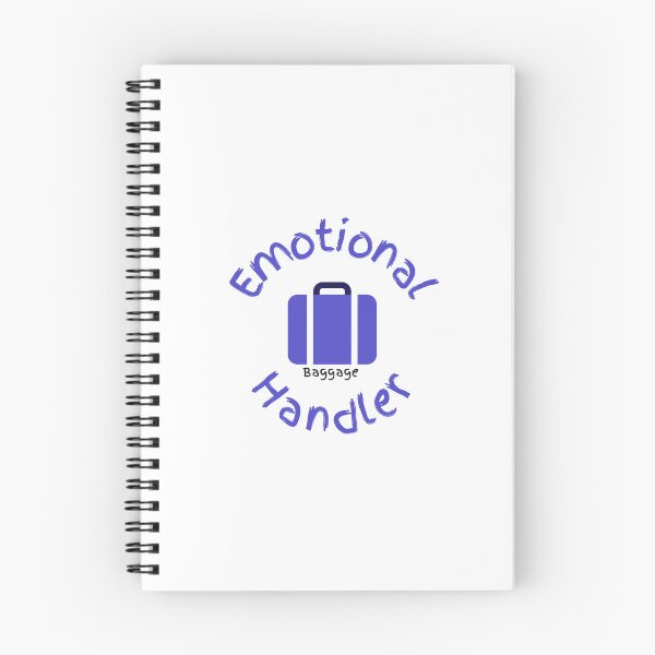 Item preview, Emotional Baggage Handler - Blue and White Graphic w/suitcase designed and sold by 11-Designs.