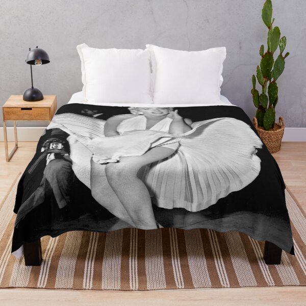 Item preview, Marilyn Monroe - Posing In White Dress, Classic Photo designed and sold by DGMaxShop.