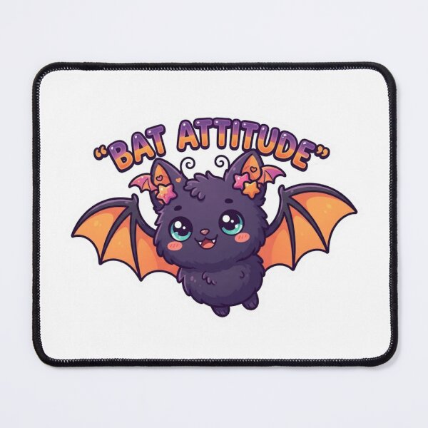 Item preview, Bat Attitude Halloween Sticker designed and sold by lailakhalaf.
