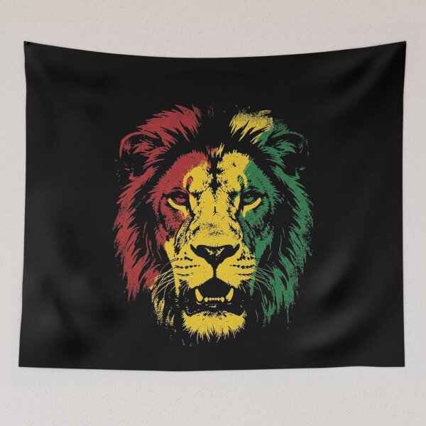 Item preview, Jamaica Rasta Lion Reggae Music Rastafari Jamaican designed and sold by RastaColors.