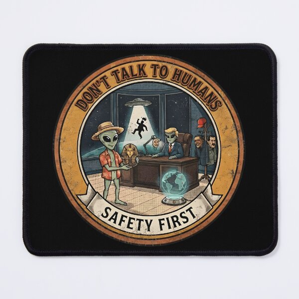 Item preview, White House Alien Abduction Oval Office Retro Sci-Fi Comic designed and sold by AeroCodeDesigns.