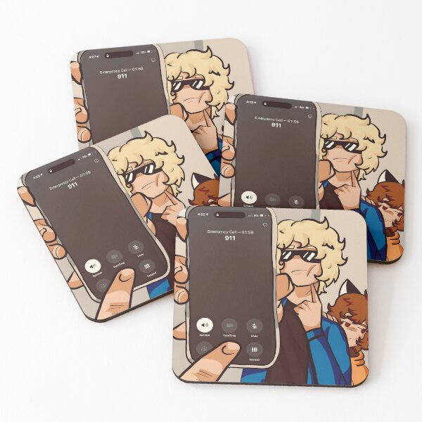 Item preview, Emergency Call 911 Cartoon Design designed and sold by elijbclaude.