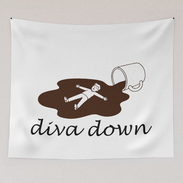 Item preview, Diva Down - Coffee designed and sold by RikkiTikkiHut.