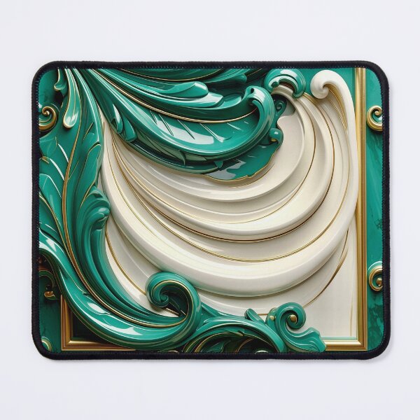Item preview, Sculptural Jade with Gold Enamel designed and sold by Vicky Brago-Mitchell®.
