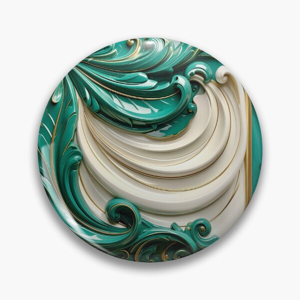 Item preview, Sculptural Jade with Gold Enamel designed and sold by Vicky Brago-Mitchell®.