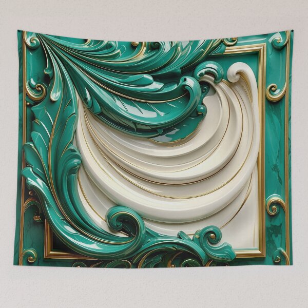 Item preview, Sculptural Jade with Gold Enamel designed and sold by Vicky Brago-Mitchell®.