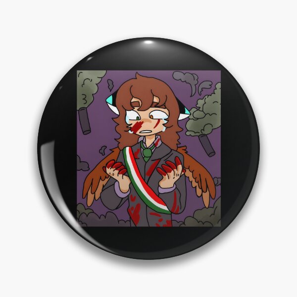 Item preview, Sombre Expression Character with Wings and Blood designed and sold by elijbclaude.