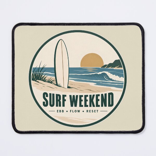 Item preview, Vintage Surf Weekend Coastal Ocean Design designed and sold by Mostafa Studio.