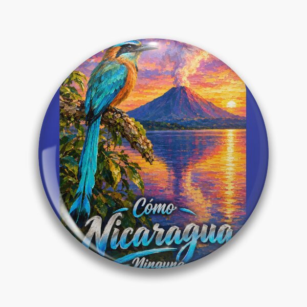 Item preview, Like No Other Nicaragua - Guardabarranco and Volcano in Oil designed and sold by FeyArteDesigns.