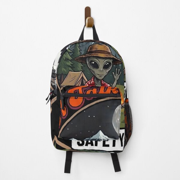 Item preview, Bigfoot Camping Alien Abduction Retro Sci-Fi Comic designed and sold by AeroCodeDesigns.