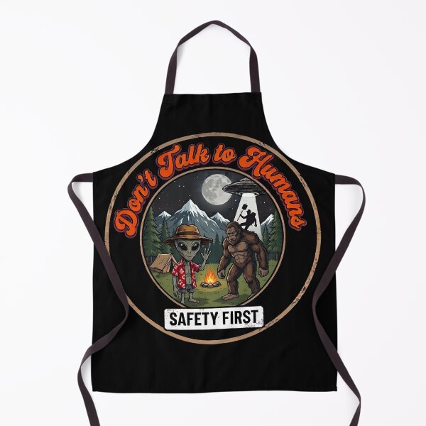 Item preview, Bigfoot Camping Alien Abduction Retro Sci-Fi Comic designed and sold by AeroCodeDesigns.