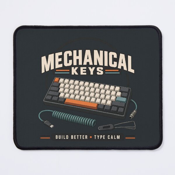 Item preview, Mechanical Keyboard Enthusiast Retro Tech Design designed and sold by Mostafa Studio.